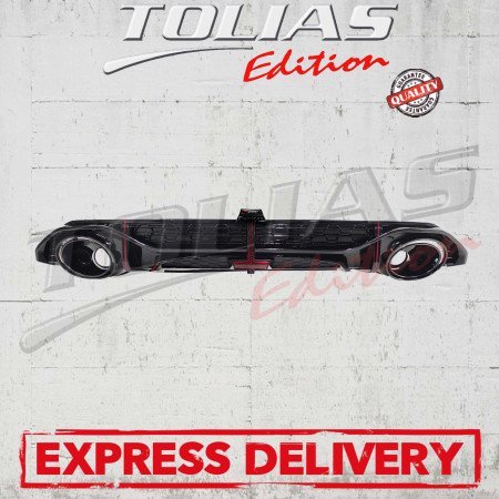 REAR DIFFUSER w/TIPS TYPE RS3