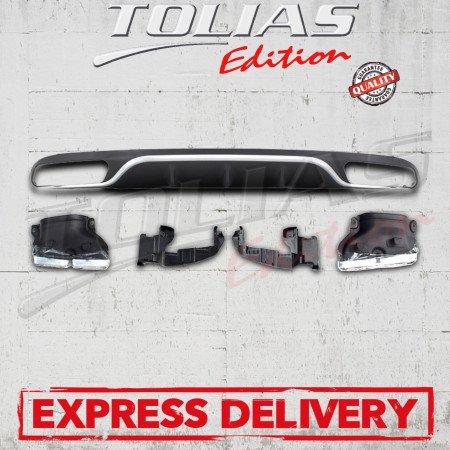 REAR DIFFUSER TYPE E63 w/TIPS