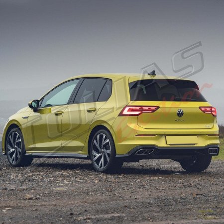 Golf 8 R Line Rear VW GOLF VIII (8) 20- REAR BUMPER TYPE R LINE