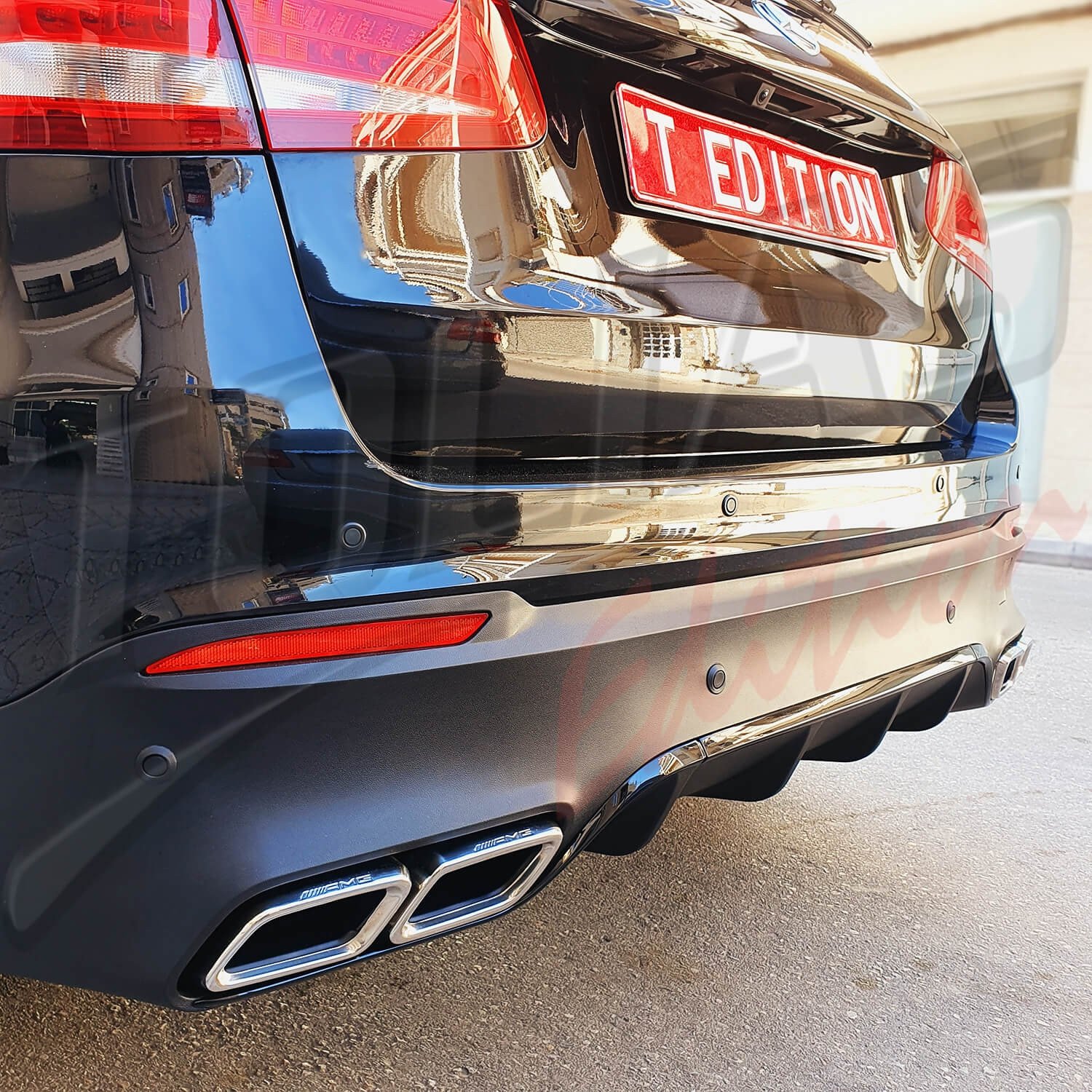 MERCEDES GLC X253 15-20 REAR DIFFUSER TYPE 63 AMG