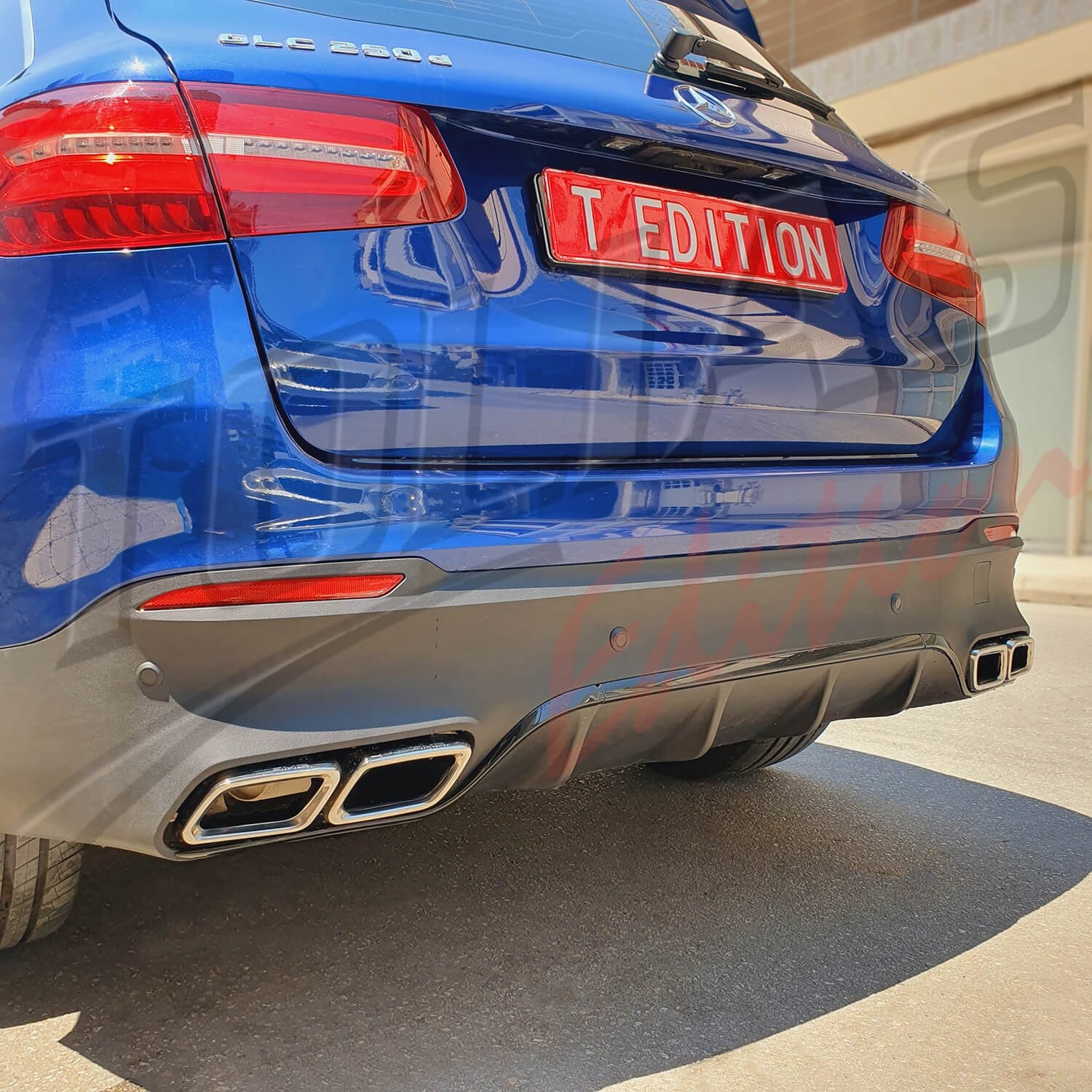 MERCEDES GLC X253 15-20 REAR DIFFUSER TYPE 63 AMG