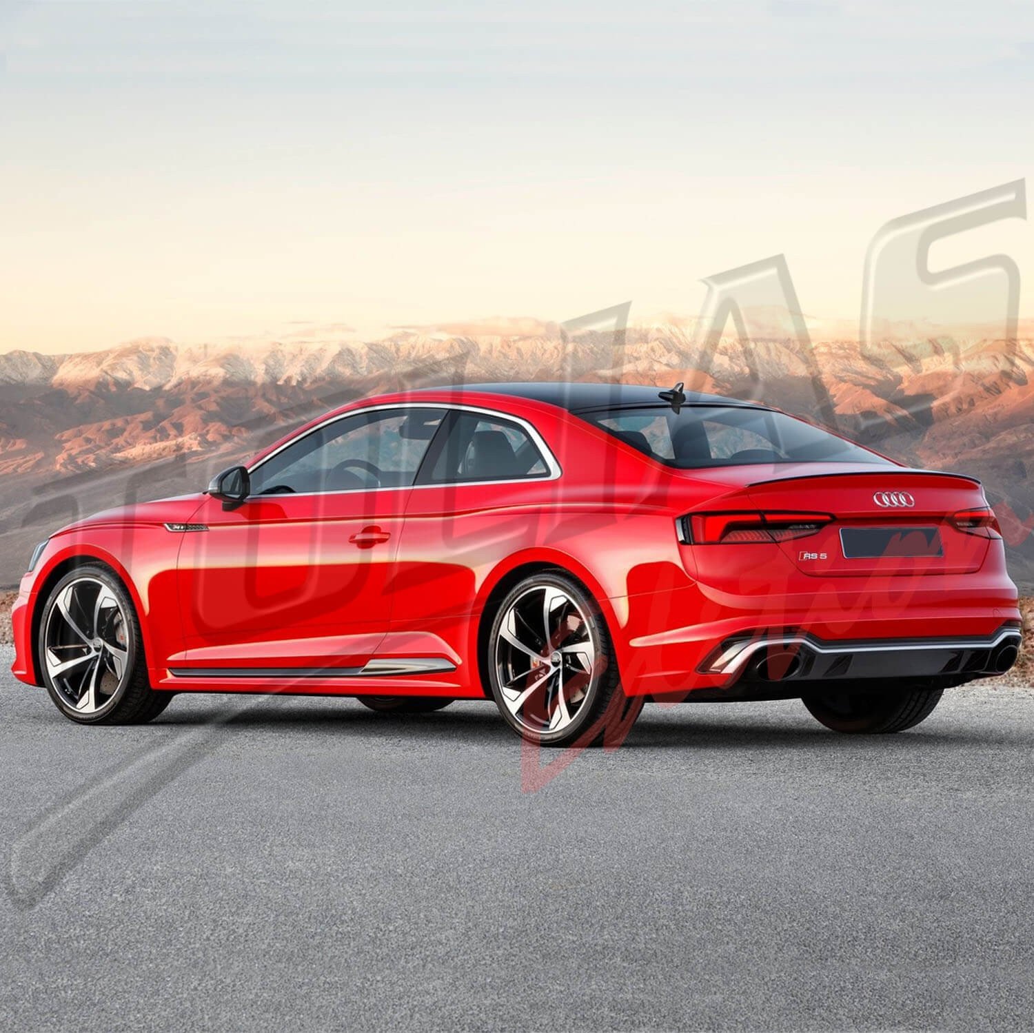AUDI A5 F5 16-20 REAR BUMPER TYPE RS5