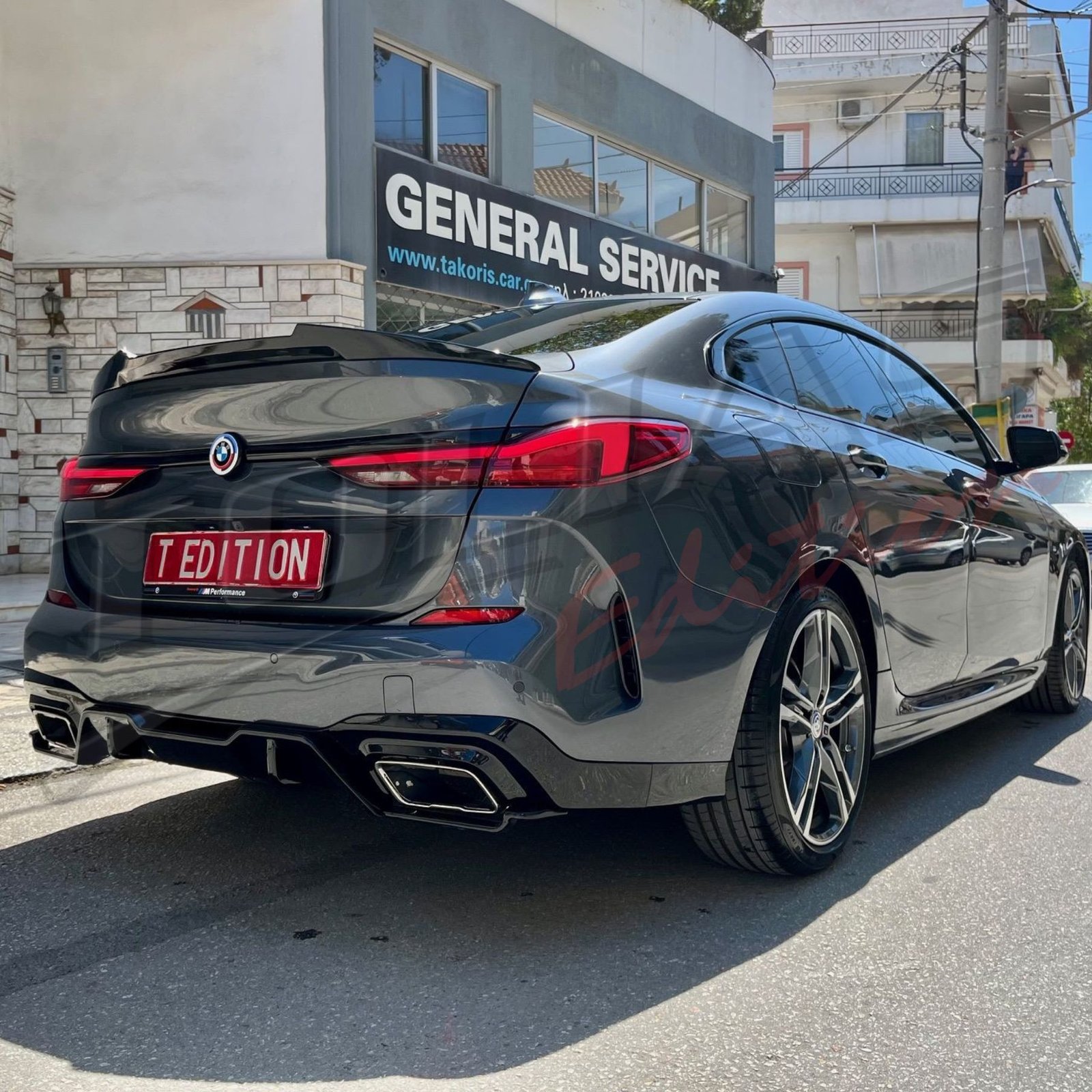 BMW SERIES 2 F44 19- GRAN COUPE REAR DIFFUSER GLOSS BLACK TYPE M235i ...