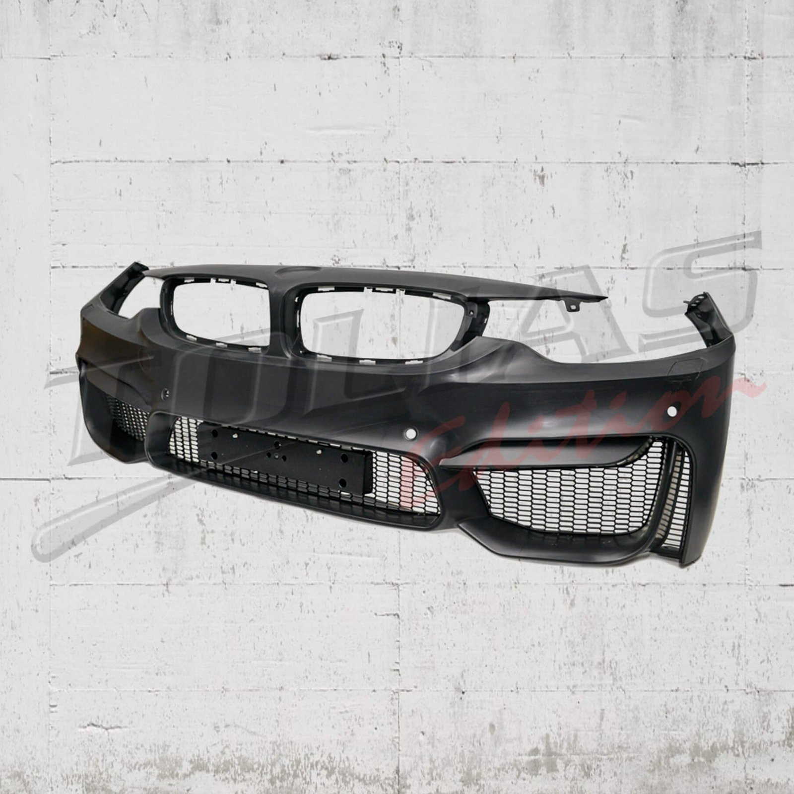 thumbnail interactive-video image 1 of PENSUN M4 Style Front Bumper Cover For BMW 4 Series F32/F33/F36 2014-2019 – Unpainted, W/ PDC Holes 1 of 6
