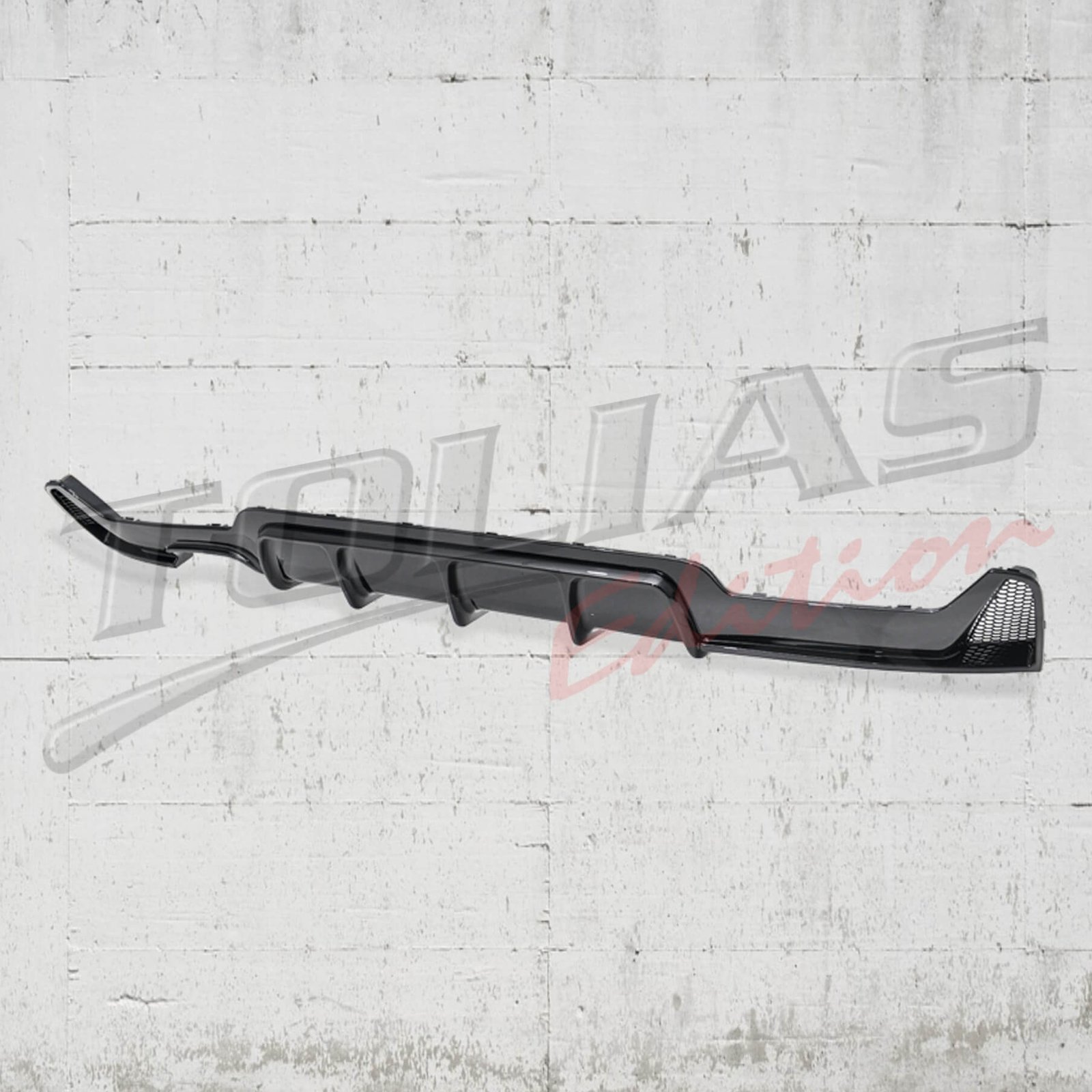 Gloss Black Rear Bumper Diffuser For 2014-2020 BMW F32 4 Series M Sport (Dual Exhaust)