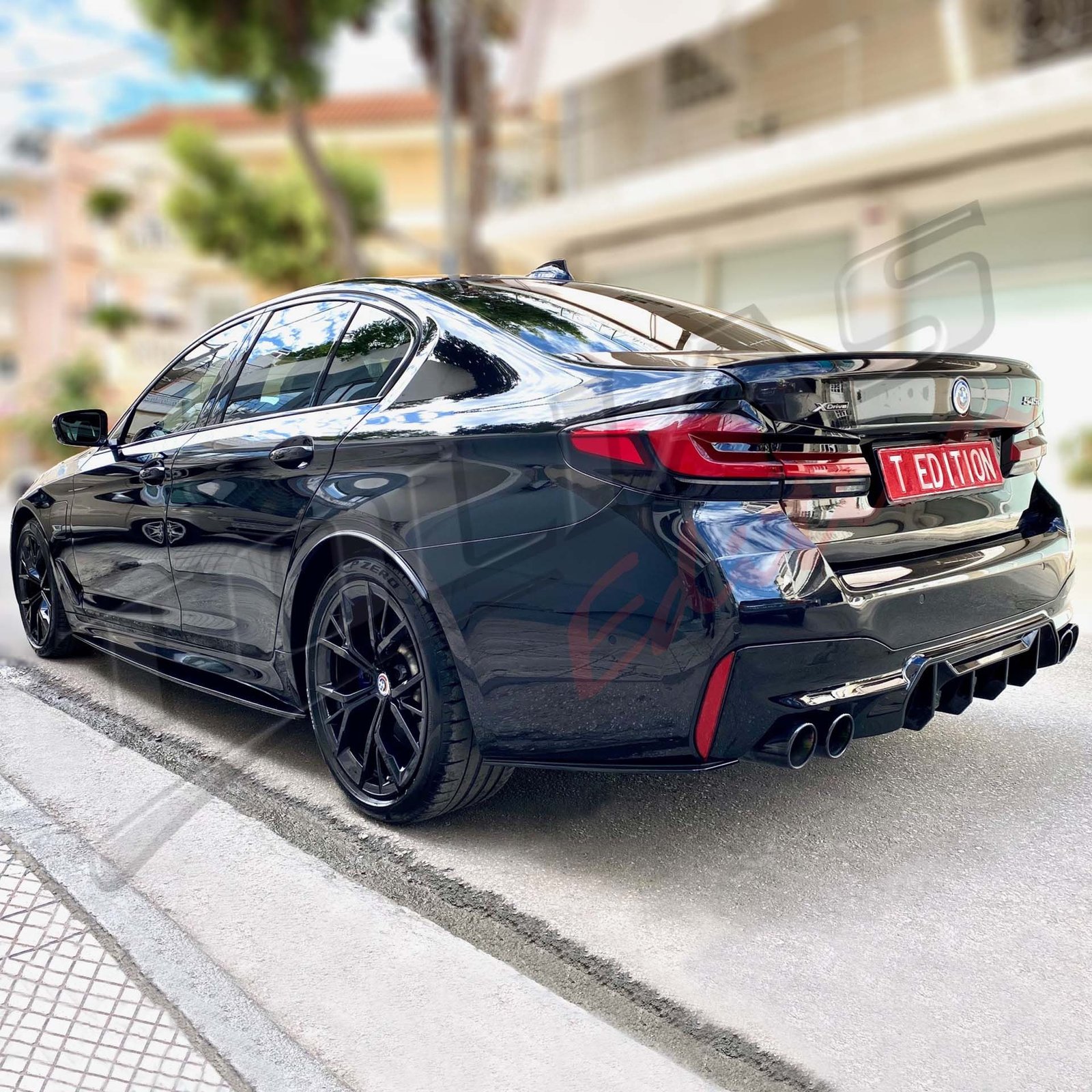 BMW SERIES 5 G30 SEDAN & G31 TOURING 16-20 & 20- REAR BUMPER SPLITTERS