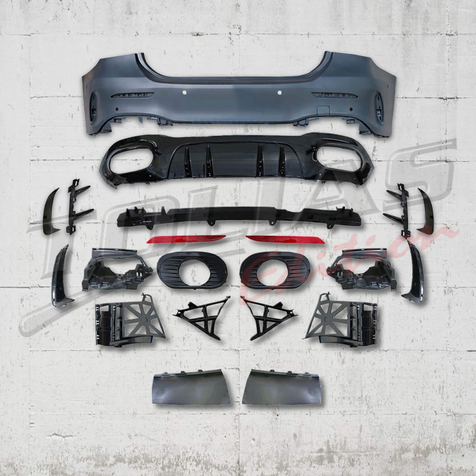 MERCEDES A CLASS V177 18- REAR BUMPER TYPE A35 AMG