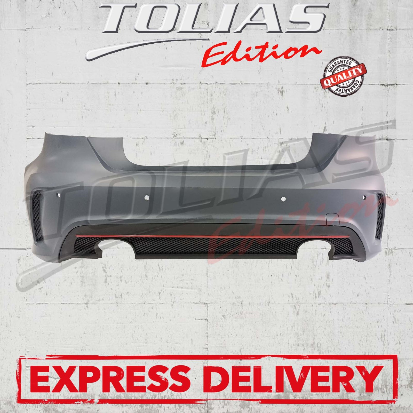MERCEDES A CLASS W176 12-15 REAR BUMPER TYPE AMG 250