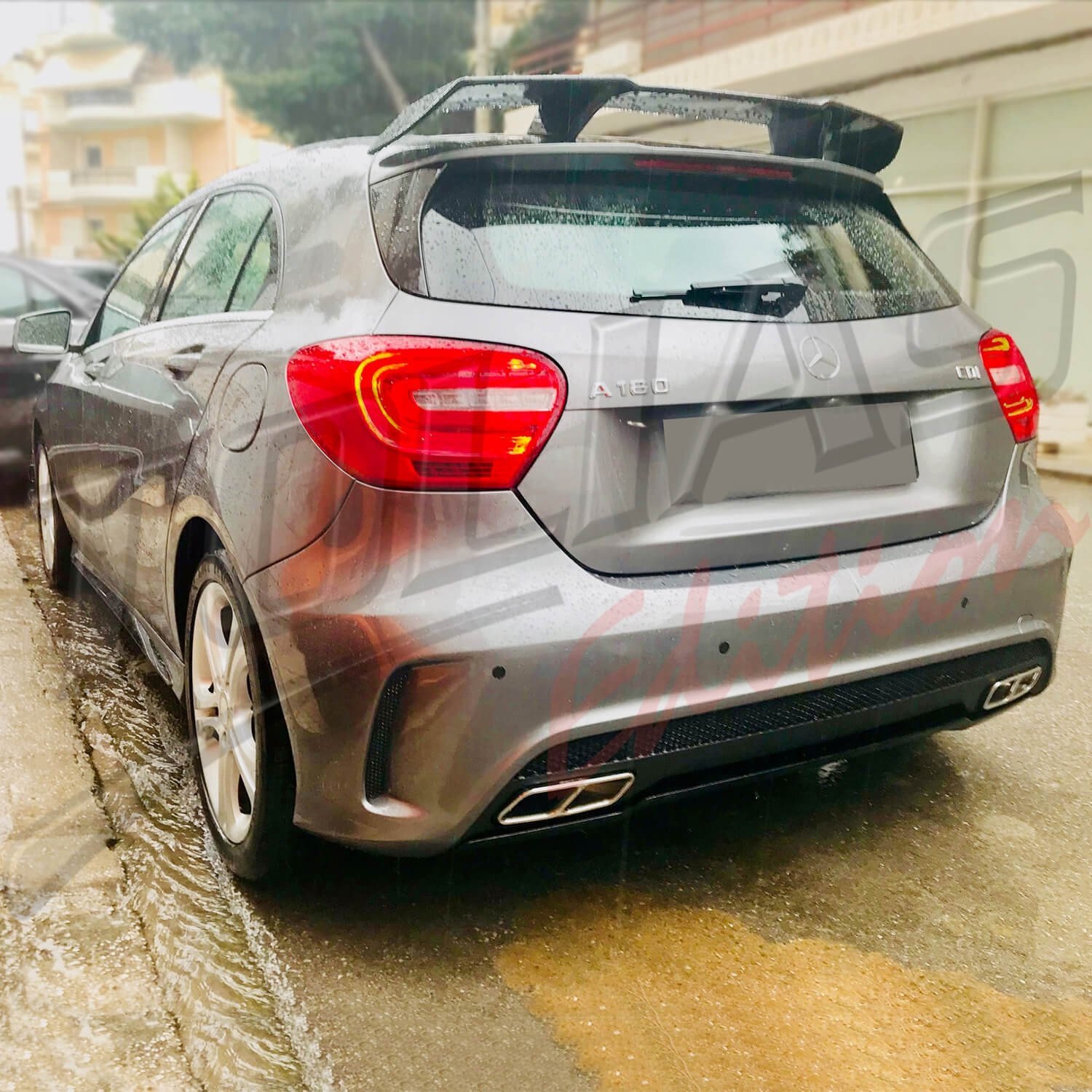 MERCEDES A CLASS W176 12-15 &15-18 REAR DIFFUSER TYPE A45 AMG I
