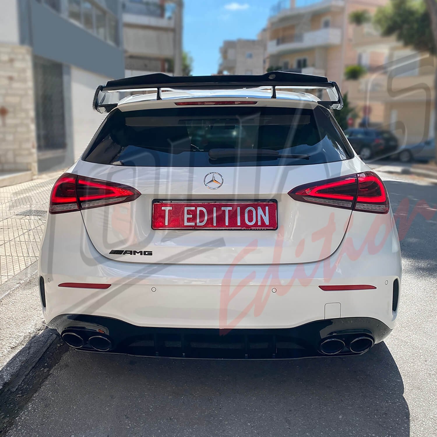MERCEDES A CLASS W177 18- REAR BUMPER TYPE A45 AMG EDITION 1
