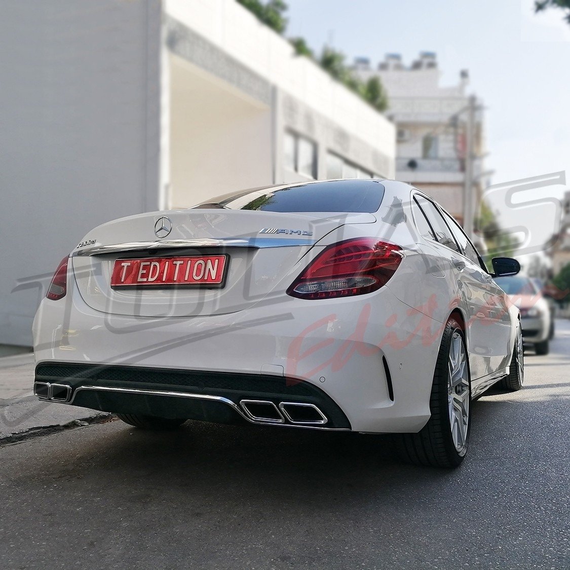 MERCEDES C Class W205 14-18 REAR BUMPER TYPE C63 AMG