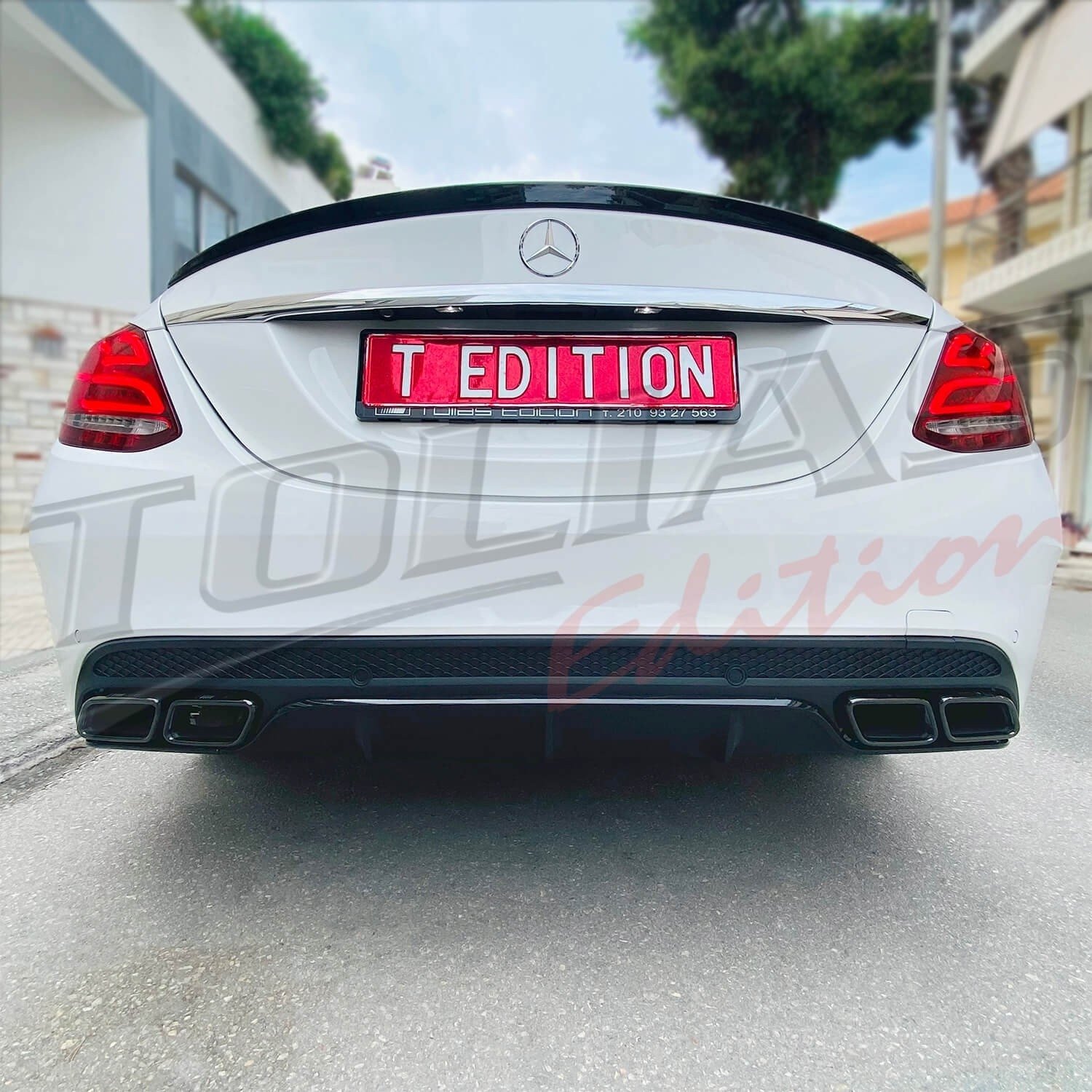 MERCEDES C Class W205 14-18 REAR BUMPER TYPE C63 AMG