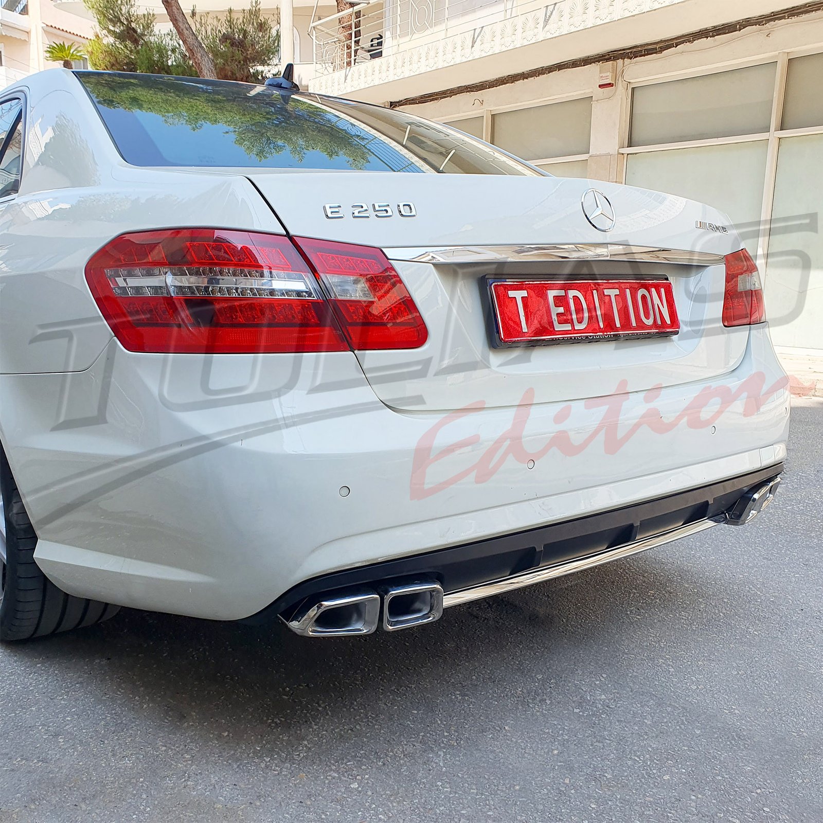 MERCEDES E CLASS W212 09-13 REAR DIFFUSER TYPE AMG 63 FACELIFT