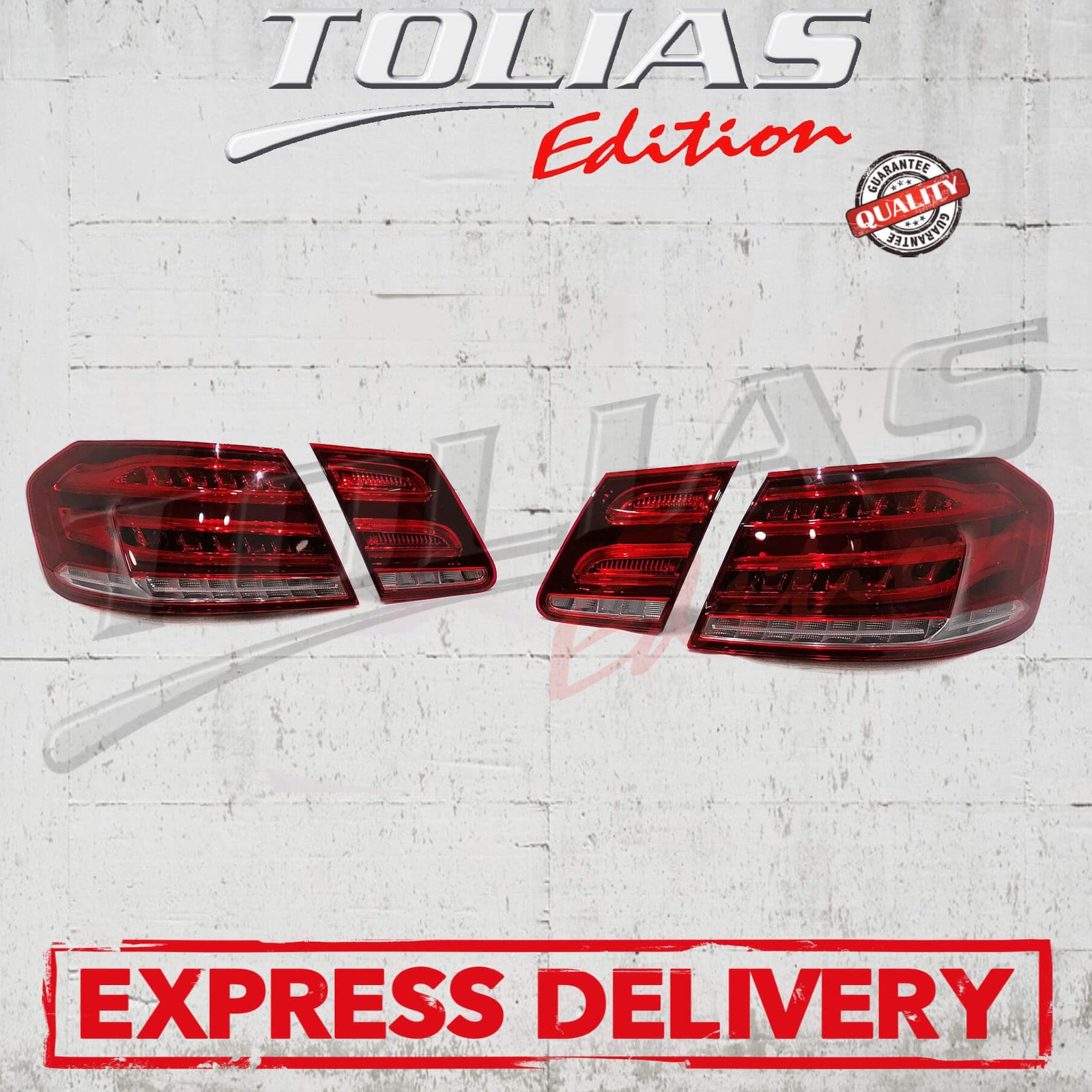 MERCEDES E CLASS W212 0913 TAIL LIGHTS LED