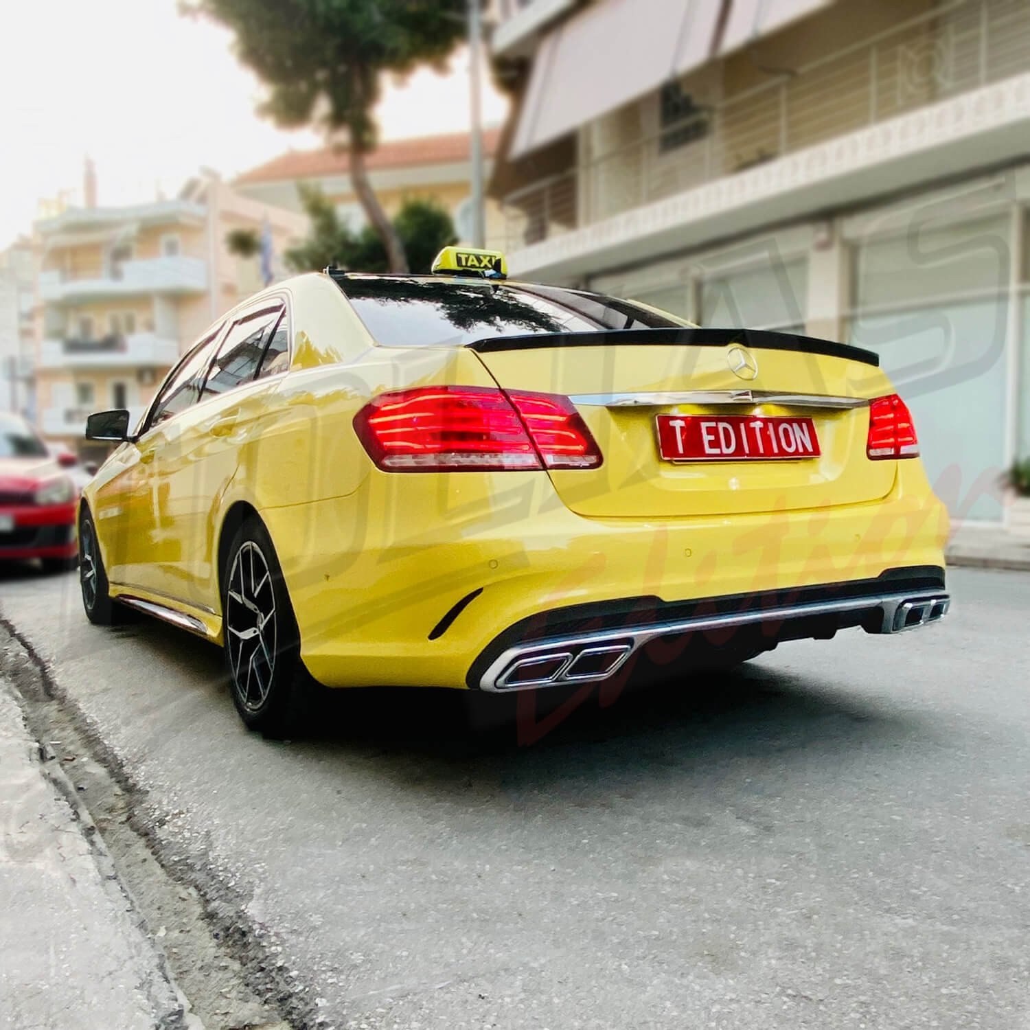 S212 Rear MERCEDES E CLASS W212 & S212 13-16 REAR DIFFUSER w/TIPS TYPE E63 AMG