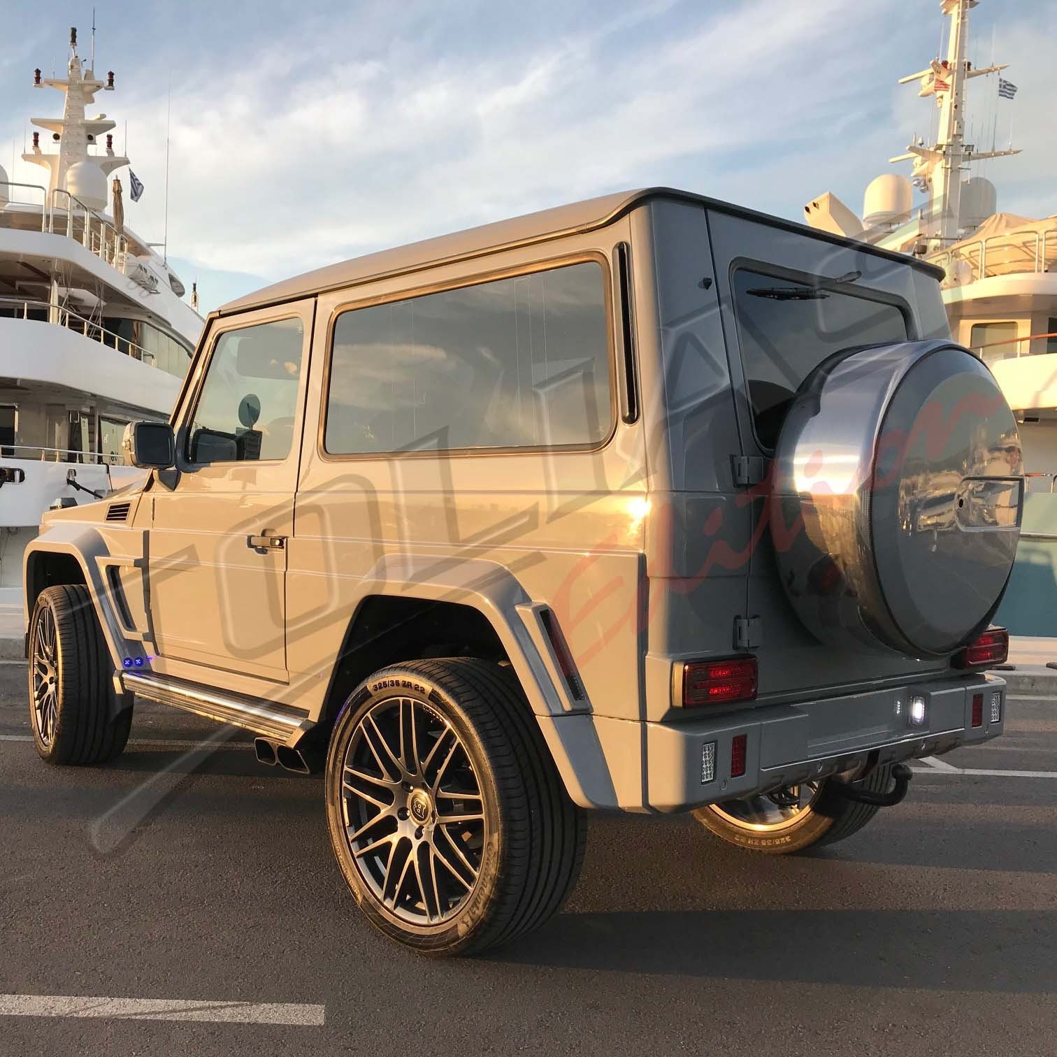 Mercedes G-Class W463 89-17 Rear Bumper Type Brabus