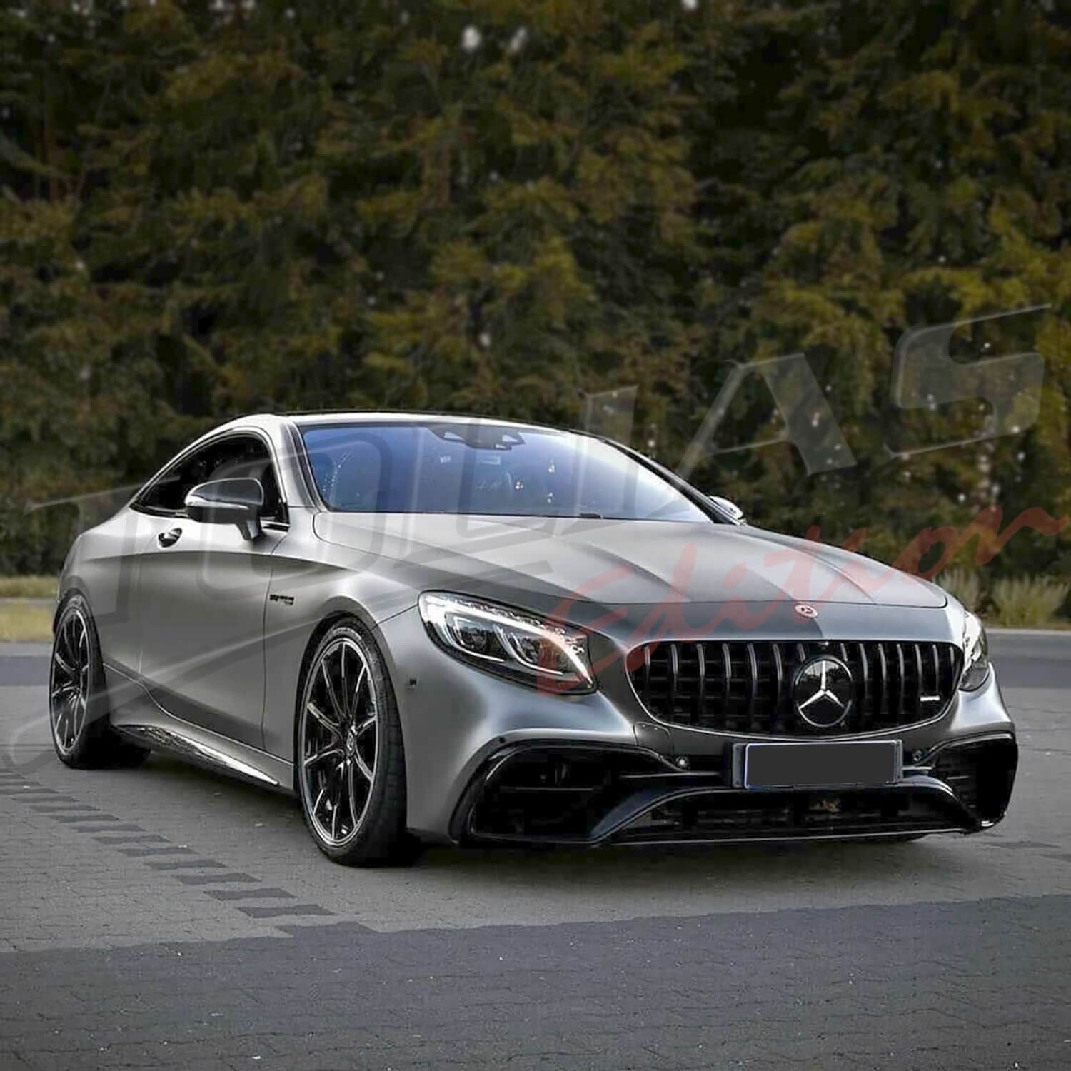 MERCEDES S CLASS C217 COUPE & A217 CABRIO 13-17 GRILLE TYPE GT PANAMERICANA