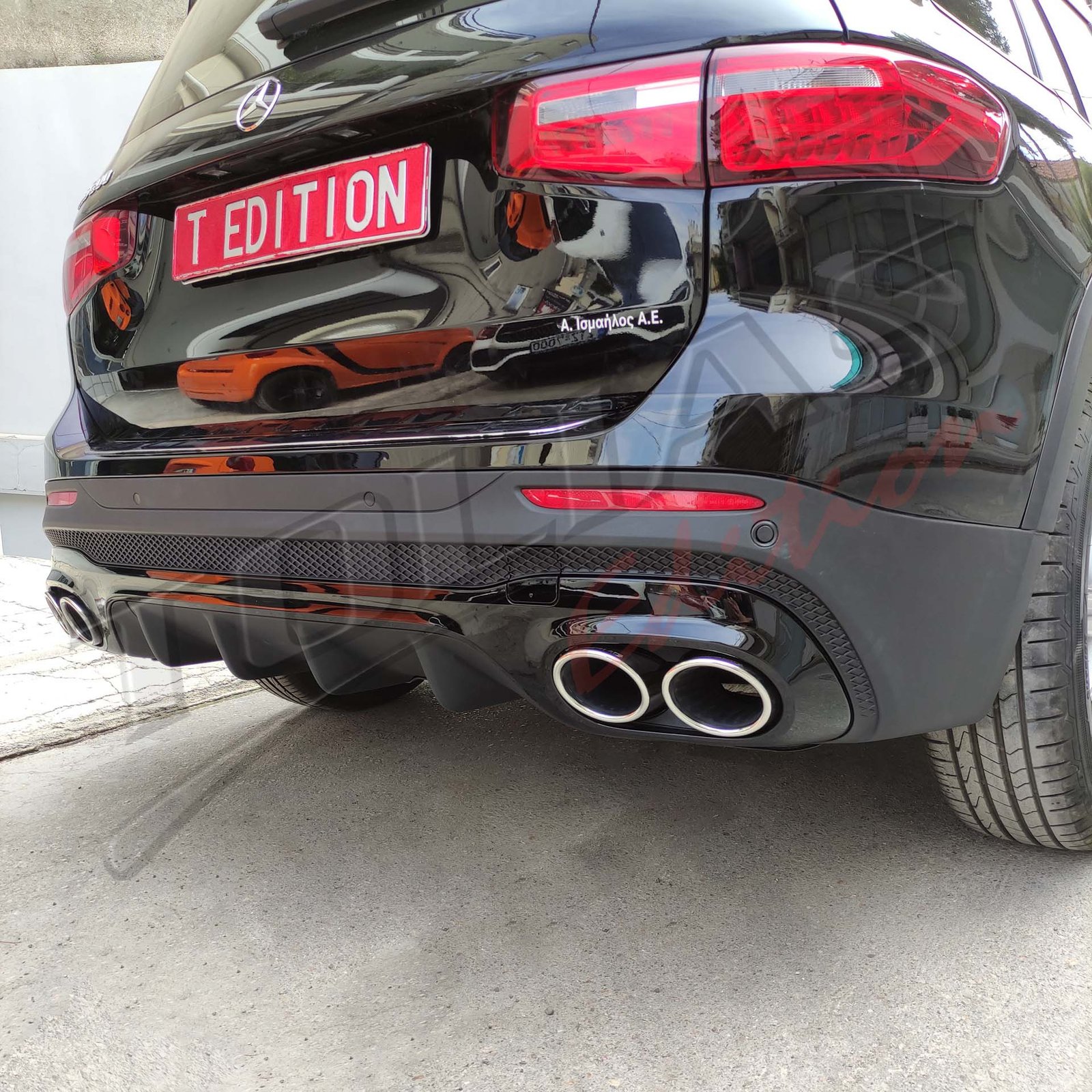 Quad exhaust tip for CLA45 AMG main image 1