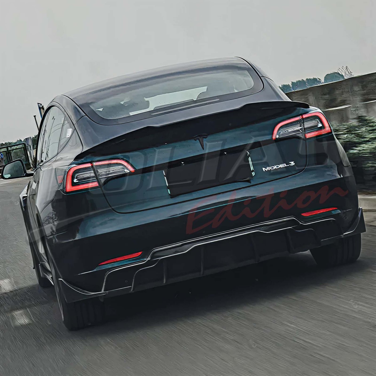 TESLA MODEL 3 17-23 REAR DIFFUSER TYPE PERFORMANCE