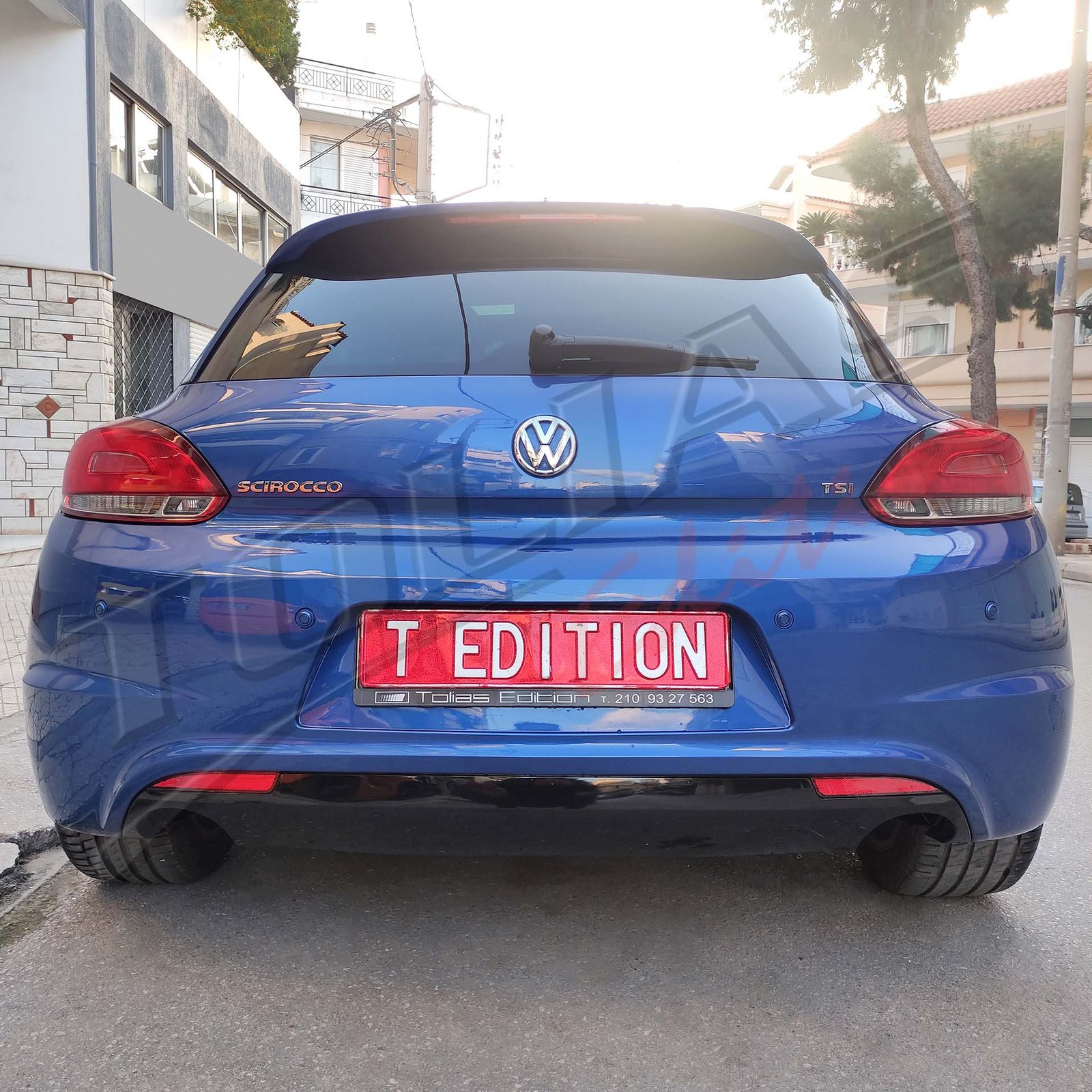 VW SCIROCCO 08-14 REAR BUMPER TYPE R