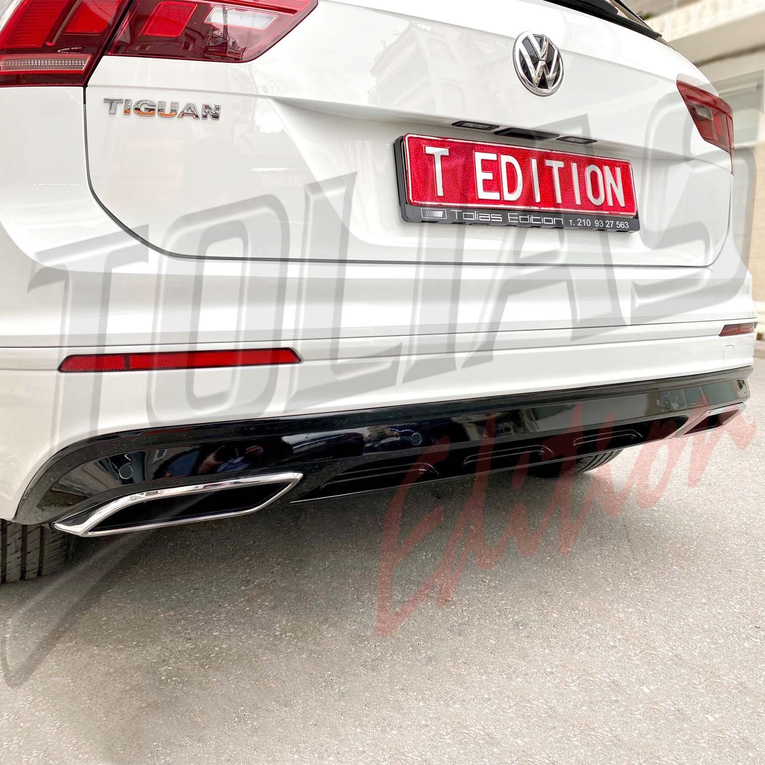 VW TIGUAN 16-20 REAR DIFFUSERTYPE R-LINE