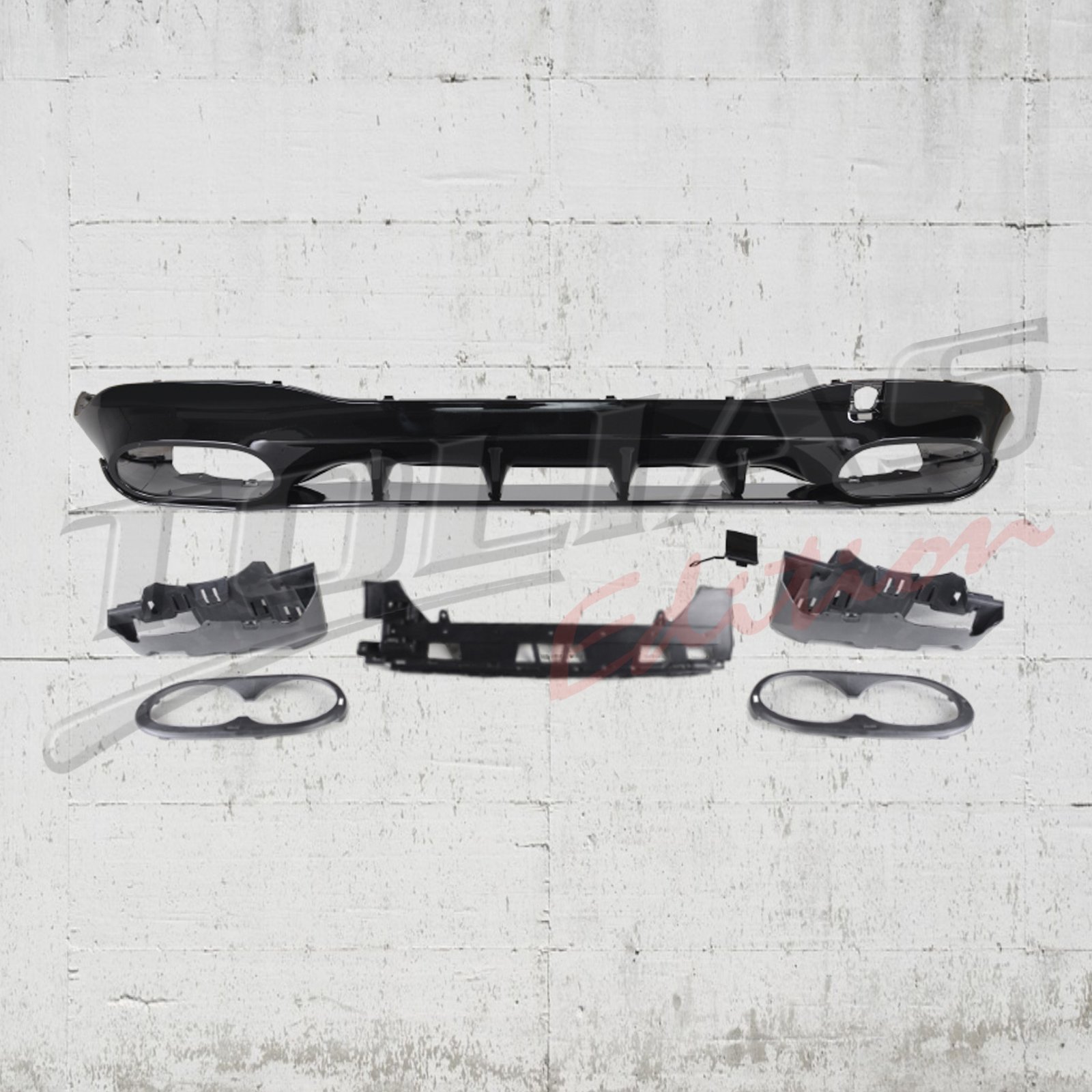 MERCEDES CLA C118/ X118 19- REAR DIFFUSER TYPE CLA45S AMG