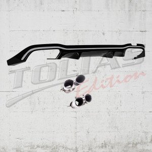 REAR DIFFUSER w/TIPS TYPE E53 AMG FACELIFT