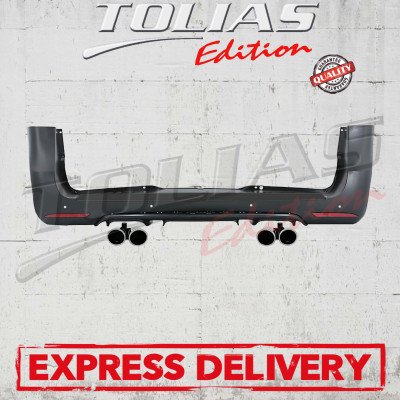 REAR BUMPER w/ TIPS TYPE BRABUS VERSION 2