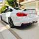 REAR DIFFUSER MATTE TYPE M PERFORMANCE