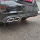 REAR DIFFUSER for STANDARD BUMPER TYPE C63 AMG