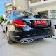 REAR DIFFUSER for STANDARD BUMPER TYPE C63 AMG