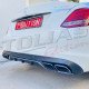 REAR DIFFUSER for STANDARD BUMPER TYPE C63 AMG