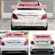 REAR DIFFUSER w/TIPS for STANDARD BUMPER TYPE C63 AMG