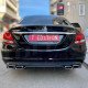 REAR DIFFUSER w/TIPS for STANDARD BUMPER TYPE C63 AMG