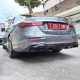 EXHAUST TIPS TYPE E63S AMG BLACK 
