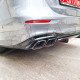 EXHAUST TIPS TYPE E63S AMG BLACK 
