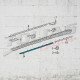 FRONT CHROME STRIP TRIM for LEFT SIDE SKIRT EXCLUSIVE / AVANTGARDE