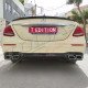 EXHAUST TIPS TYPE E63 AMG