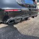 DUAL EXHAUST TIPS TYPE E63S AMG