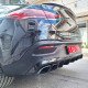 REAR DIFFUSER w/ EXHAUST TIPS TYPE 63 AMG
